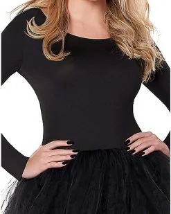 Spirit Halloween Adult Black Starter Tutu Dress -Spirit Halloween 01350784 c