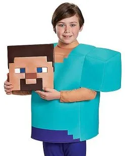 Spirit Halloween Kids Steve Costume - Minecraft 7 Spirit Halloween Kids Steve Costume - Minecraft -Spirit Halloween 01369008 c