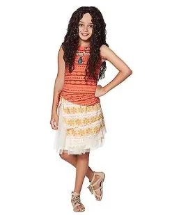 Spirit Halloween Kids Moana Dress Costume - Moana -Spirit Halloween 01381664 c