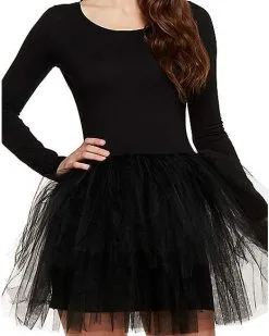 Spirit Halloween Adult Black Starter Tutu Dress -Spirit Halloween 01394915 c