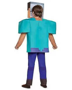 Spirit Halloween Kids Steve Costume Deluxe - Minecraft -Spirit Halloween 01448075 b