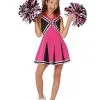 Spirit Halloween Kids Pink Cheerleader Costume