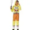 Spirit Halloween Kids SpongeBob SquarePants Hooded Jumpsuit 2 Spirit Halloween Kids SpongeBob SquarePants Hooded Jumpsuit -Spirit Halloween 01552975 a