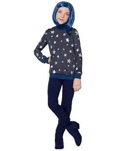 Spirit Halloween Kids Coraline Sweater Costume -Spirit Halloween 01555036 d