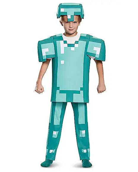 Spirit Halloween Kids Armor Deluxe Costume - Minecraft 3 Spirit Halloween Kids Armor Deluxe Costume - Minecraft