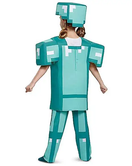 Spirit Halloween Kids Armor Deluxe Costume - Minecraft 6 Spirit Halloween Kids Armor Deluxe Costume - Minecraft - Image 4