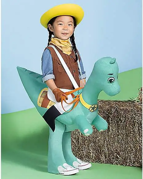 Spirit Halloween Toddler Clover Ride-Along Costume - Dino Ranch 3 Spirit Halloween Toddler Clover Ride-Along Costume - Dino Ranch