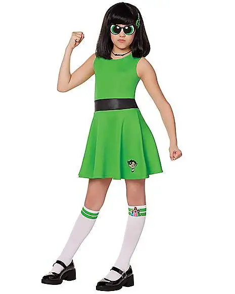 Spirit Halloween Kids Buttercup Dress Costume - The Powerpuff Girls 3 Spirit Halloween Kids Buttercup Dress Costume - The Powerpuff Girls