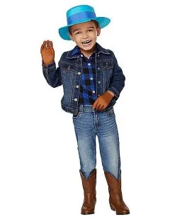 Spirit Halloween Miguel Hat And Gloves - Dino Ranch