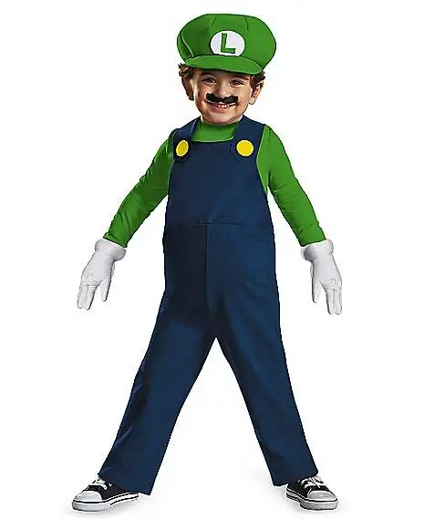 Spirit Halloween Toddler Luigi One Piece Costume - Super Mario Bros 3 Spirit Halloween Toddler Luigi One Piece Costume - Super Mario Bros