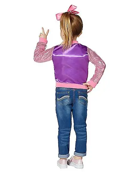 Spirit Halloween Toddler JoJo Siwa Bomber Jacket - Nickelodeon 4 Spirit Halloween Toddler JoJo Siwa Bomber Jacket - Nickelodeon - Image 2