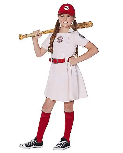 Spirit Halloween Kids Dottie Costume - A League Of Their Own 3 Spirit Halloween Kids Dottie Costume - A League Of Their Own
