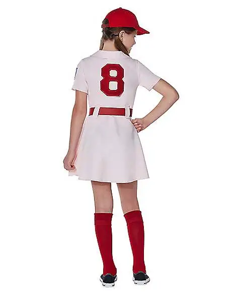 Spirit Halloween Kids Dottie Costume - A League Of Their Own 4 Spirit Halloween Kids Dottie Costume - A League Of Their Own - Image 2