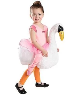 Spirit Halloween Toddler Ride-Along Swan Costume