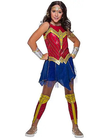 Spirit Halloween Kids Wonder Woman Costume - Deluxe 3 Spirit Halloween Kids Wonder Woman Costume - Deluxe
