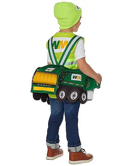 Spirit Halloween Toddler Waste Management Ride-Along Costume With Sound 4 Spirit Halloween Toddler Waste Management Ride-Along Costume With Sound - Image 2