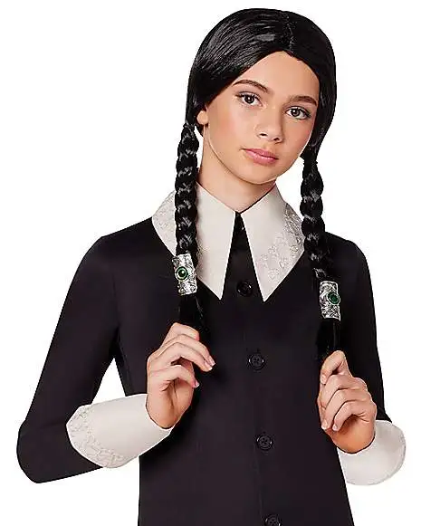 Spirit Halloween Kids Wednesday Addams Costume - The Addams Family 2 5 Spirit Halloween Kids Wednesday Addams Costume - The Addams Family 2 - Image 3