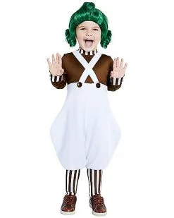 Spirit Halloween Toddler Oompa Loompa Costume - Willy Wonka And The Chocolate Factory