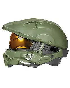 Spirit Halloween Kids Master Chief Light-Up Helmet Deluxe - Halo -Spirit Halloween 07651862 c