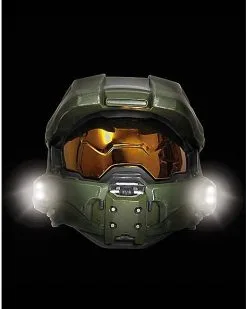 Spirit Halloween Kids Master Chief Light-Up Helmet Deluxe - Halo -Spirit Halloween 07651862 e