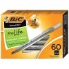 BIC PEN BOX OF 60 BLACK PENS -Spirit Halloween BPGSM609BLK
