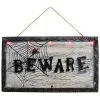 BEWARE ANIMATED SIGN -Spirit Halloween SS61510