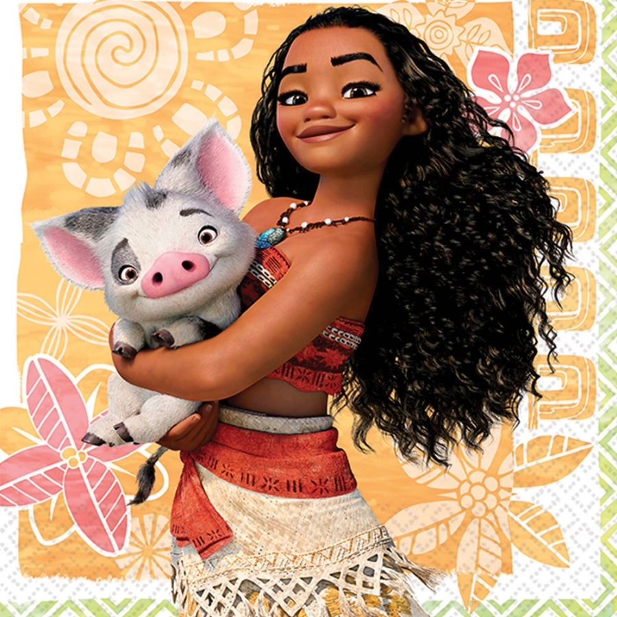 MOANA BEV NAPKINS 16 PACK 3 MOANA BEV NAPKINS 16 PACK