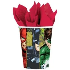 JUSTICE LEAGUE 9 OZ CUP 8 PACK
