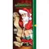 SANTA RESTROOM DOOR COVER 1 SANTA RESTROOM DOOR COVER -Spirit Halloween bg20014