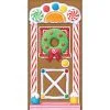 GINGERBREAD HOUSE DOOR COVER -Spirit Halloween bg20017