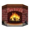 BRICK FIREPLACE STANDUP -Spirit Halloween bg22030i