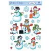 SNOWMAN/SNOWFLAKE CLINGS -Spirit Halloween bg22124
