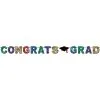 GLITTERED CONGRATS GRAD STREAM -Spirit Halloween bg50009mc