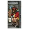 PIRATE RESTROOM DOOR COVER 1 PIRATE RESTROOM DOOR COVER -Spirit Halloween bg57086