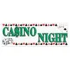 CASINO NIGHT BANNER 5FT X 21IN 2 CASINO NIGHT BANNER 5FT X 21IN -Spirit Halloween bg57093