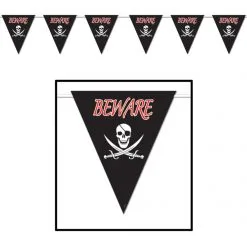PIRATES BEWARE BANNER