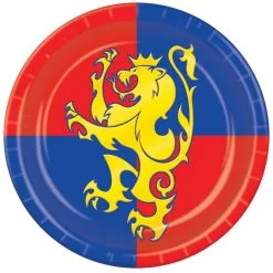 PLATES MEDIEVAL 9IN 8 PCS