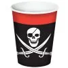 PIRATE BEVERAGE CUPS 9OZ 8PCS -Spirit Halloween bg58204