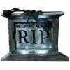TOMBSTONE PEDESTAL 22 W/ROSE -Spirit Halloween fw91126