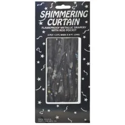 CURTAINS SHIMMER BLACK