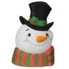 SNOWMAN PLAQUE W SOUND LIGHTS -Spirit Halloween mr127240