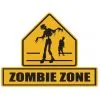 ZOMBIE LAWN SIGNS ZOMBIE ZONE