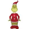 AIRBLOWN GRINCH AS SANTA SM 2 AIRBLOWN GRINCH AS SANTA SM -Spirit Halloween ss110074g